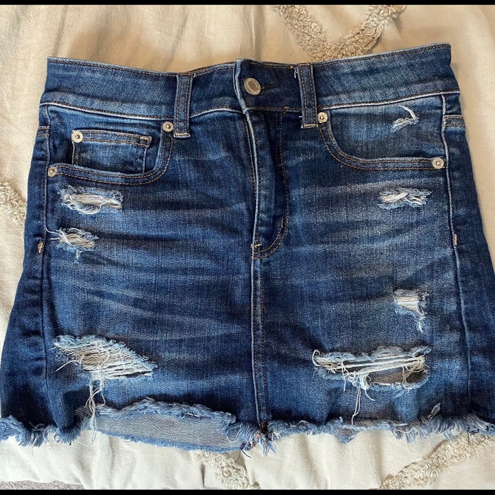 jean skirt